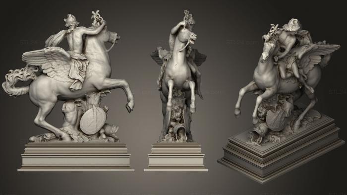 Статуи античные и исторические (Статуя 128, STKA_1579) 3D модель для ЧПУ станка